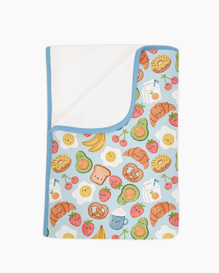 Breakfast Buddies Family Matching Bamboo Blanket