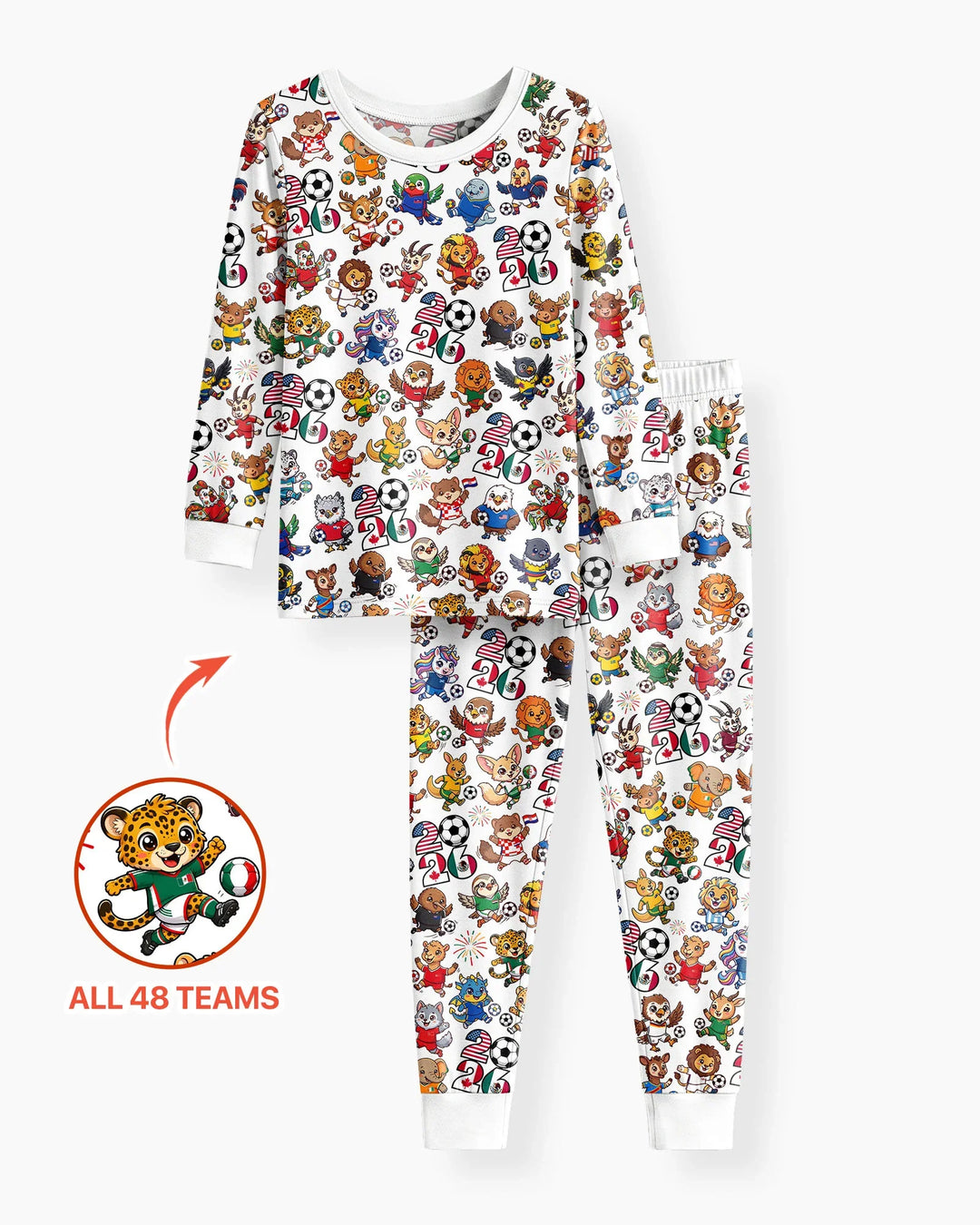 Conjunto de pijama de dos piezas de bambú de manga larga