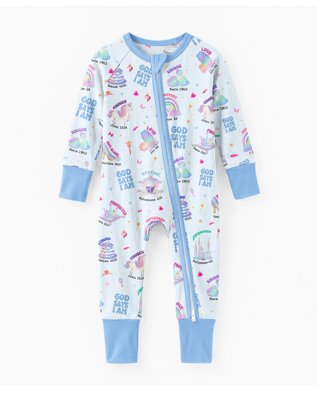 God Says I Am Girl Bamboo Convertible Zippy
