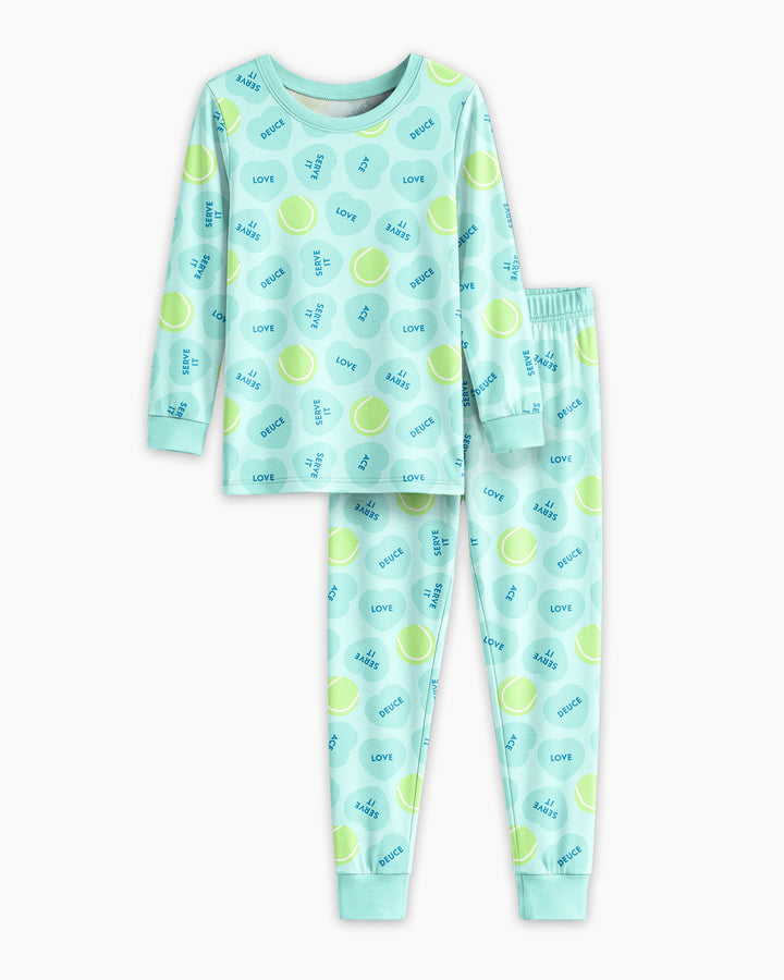 Conjunto de pijama de dos piezas de bambú de manga larga