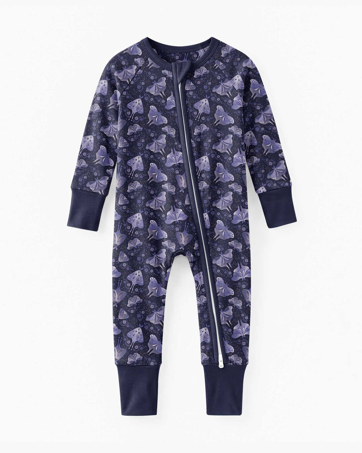 Very Peri Moths Bamboo Convertible Zippy