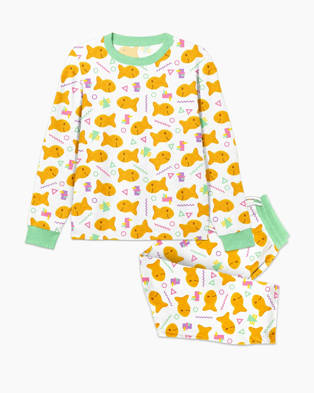 Cheesy Fishies Family Matching Bamboo Men's Pajama Set