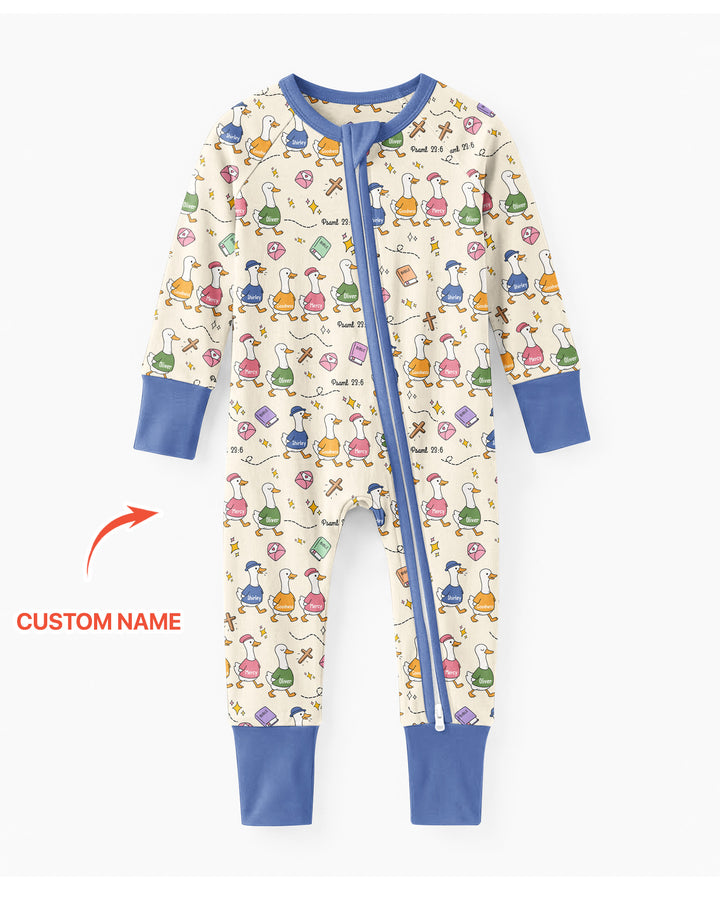 Psalm 23:6 Matching Family Bamboo Convertible Zippy