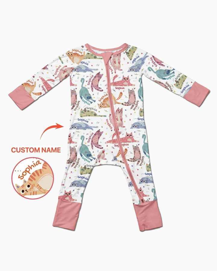 Cat Nap Crew Bamboo Convertible Zippy