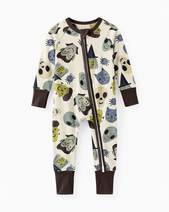 Halloween Face Bamboo Convertible Zippy