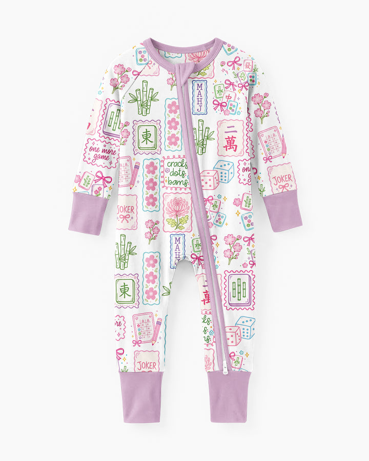 Cracks, Dots & Bams Mommy & Me Matching Bamboo Convertible Zippy