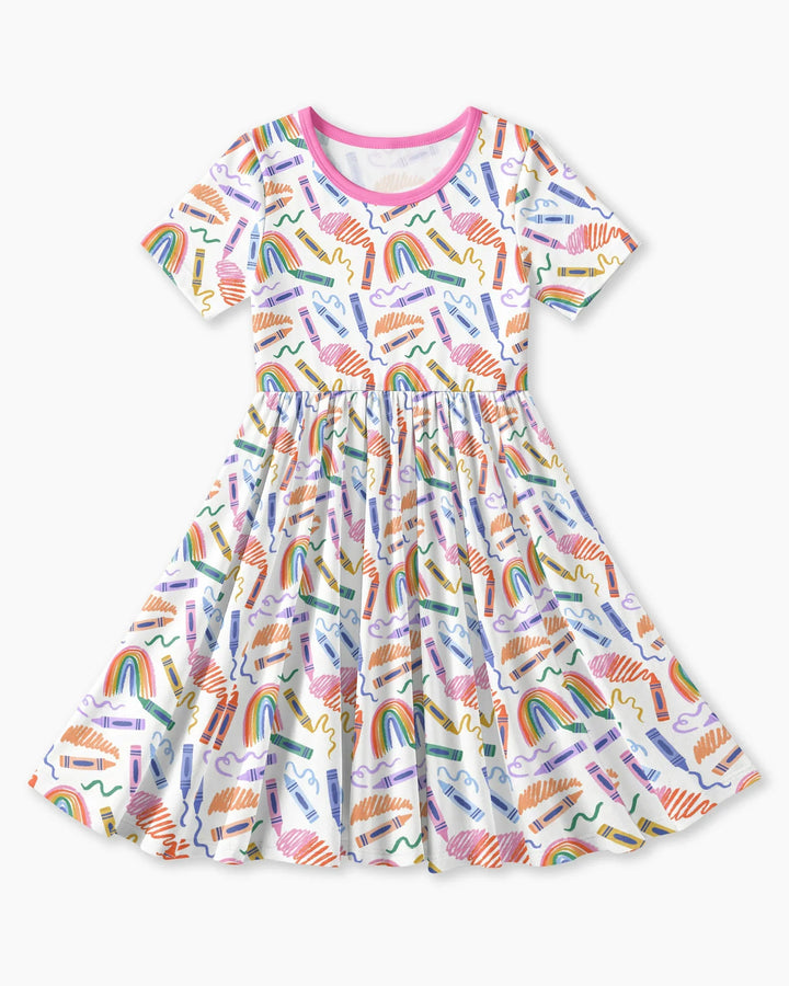 Plantilla Vestido de Bambú Twirl