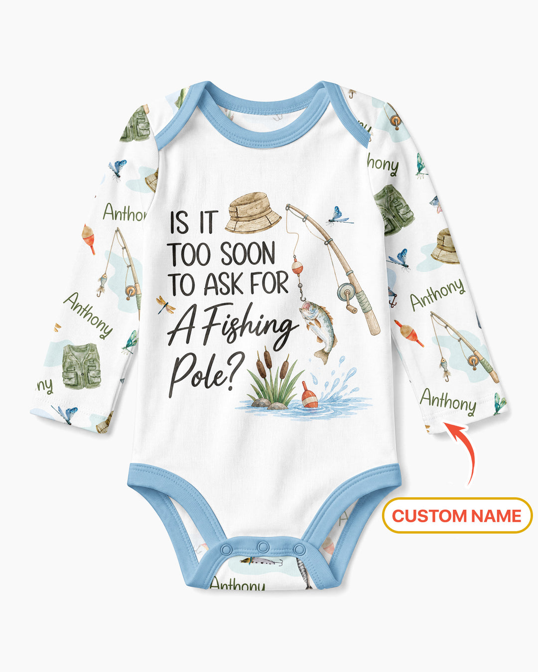 Is It Too Soon To Ask For A Fishing Pole Bamboo Bodysuit