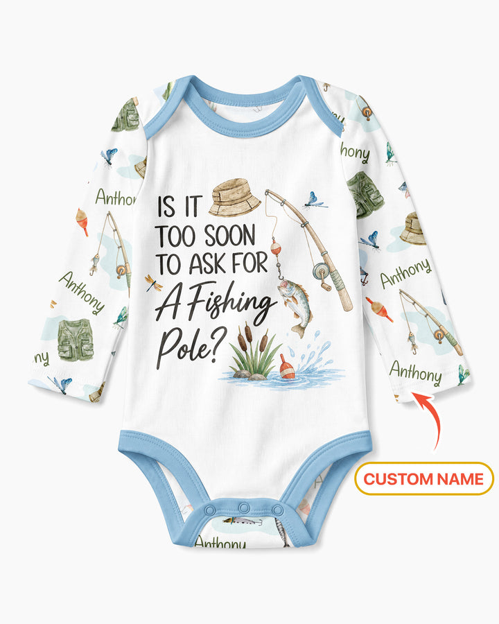 Is It Too Soon To Ask For A Fishing Pole Bamboo Bodysuit