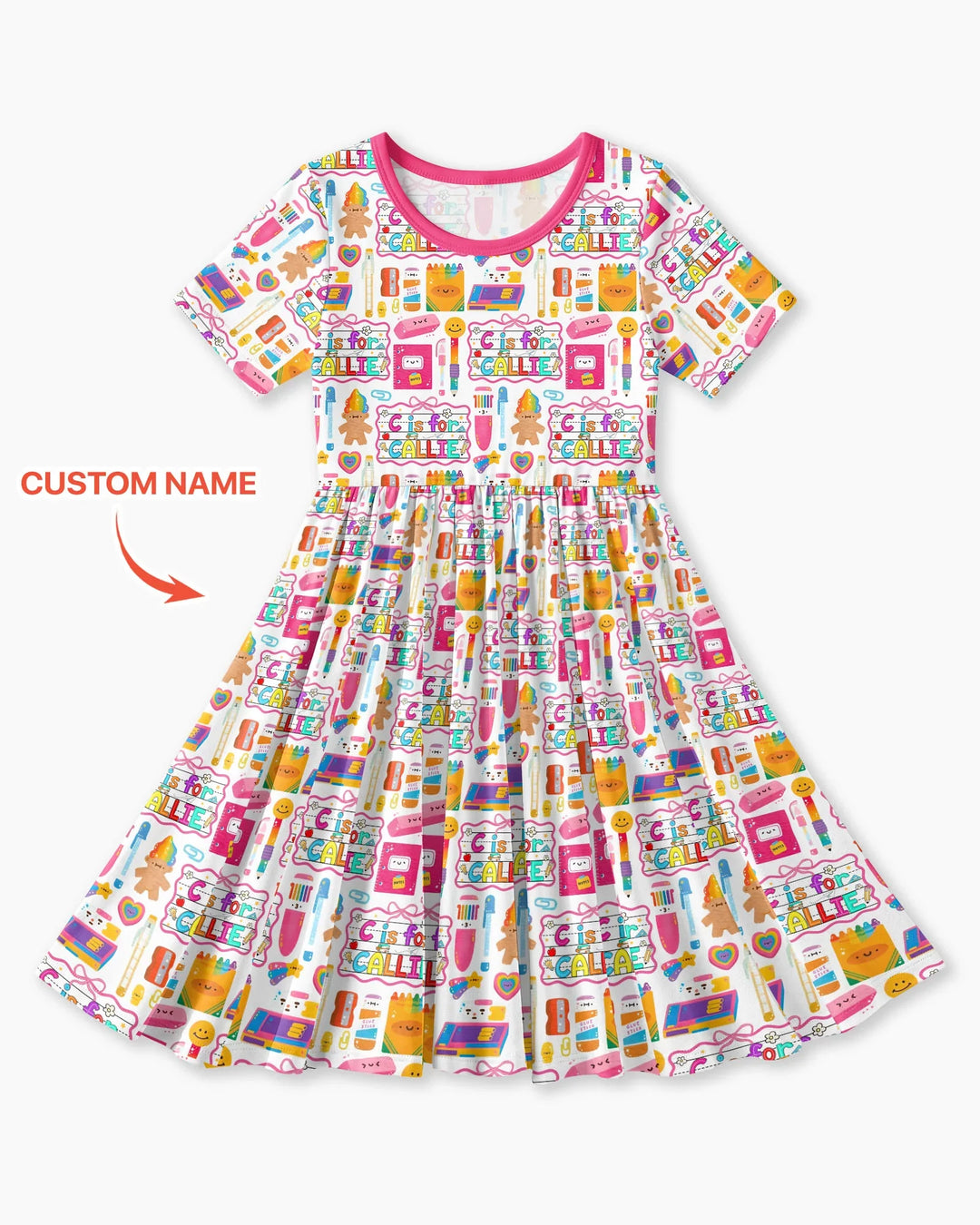 Vorlage Bambus Twirl Kleid