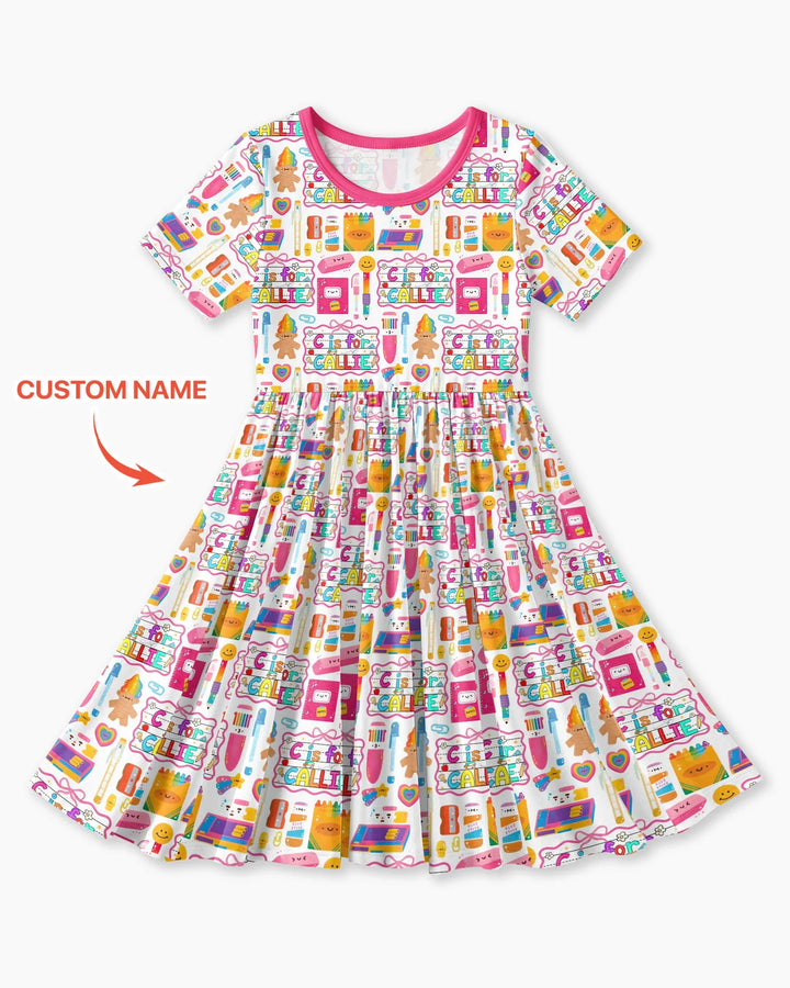Vorlage Bambus Twirl Kleid