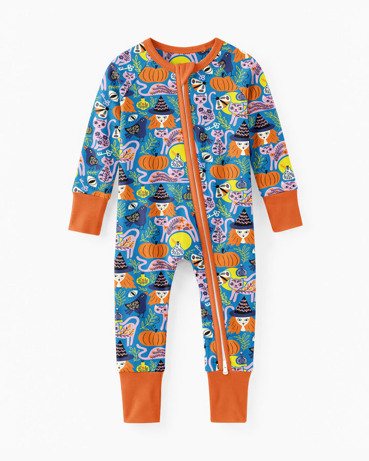 Whimsical Witch Cats Bamboo Convertible Zippy