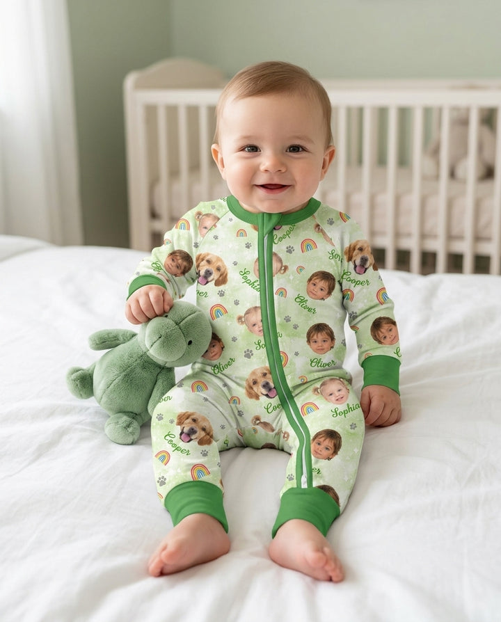 Personalized Family Matching Bamboo Convertible Zippy