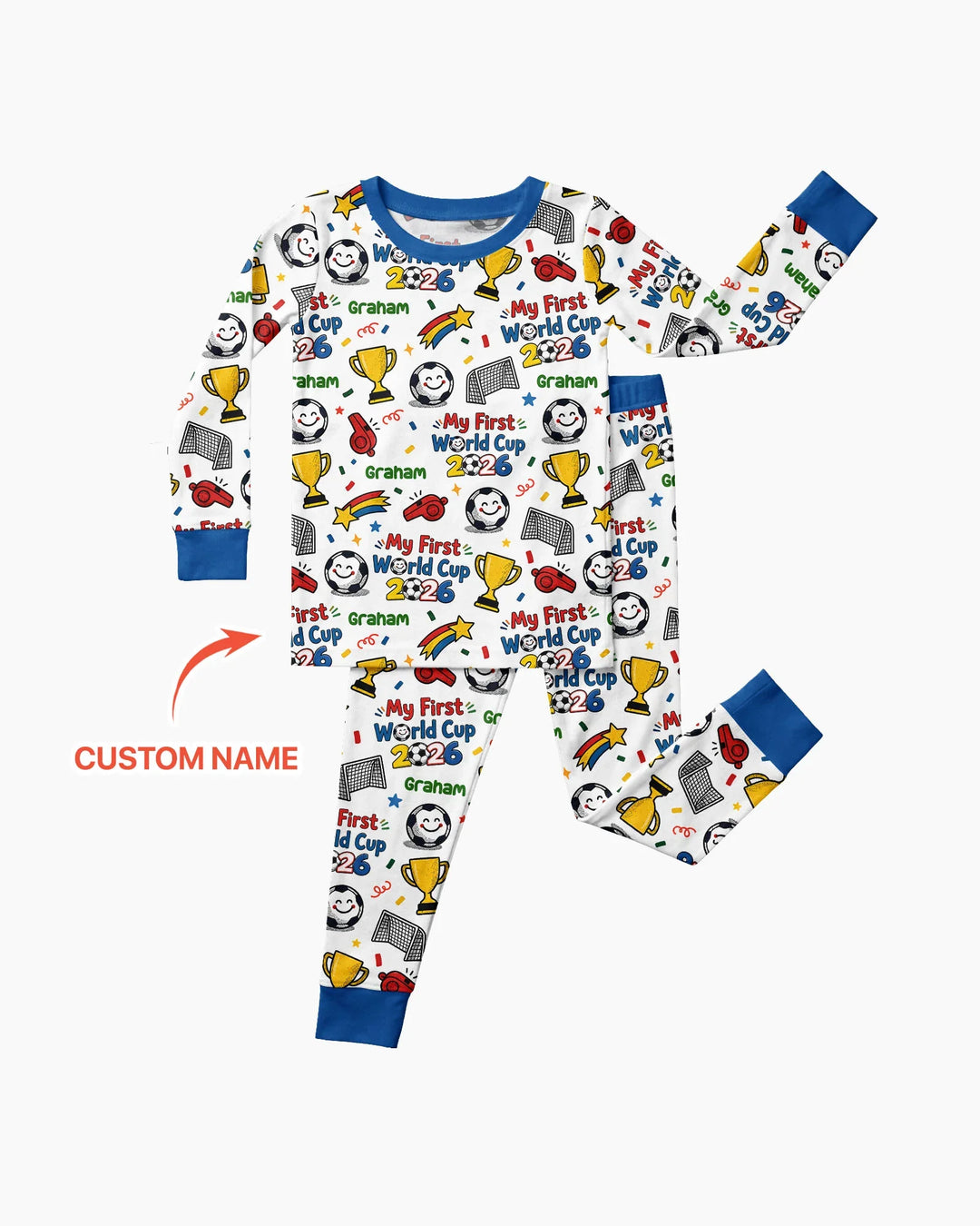 Conjunto de pijama de dos piezas de bambú con mangas largas, plantilla PERSONALIZADA