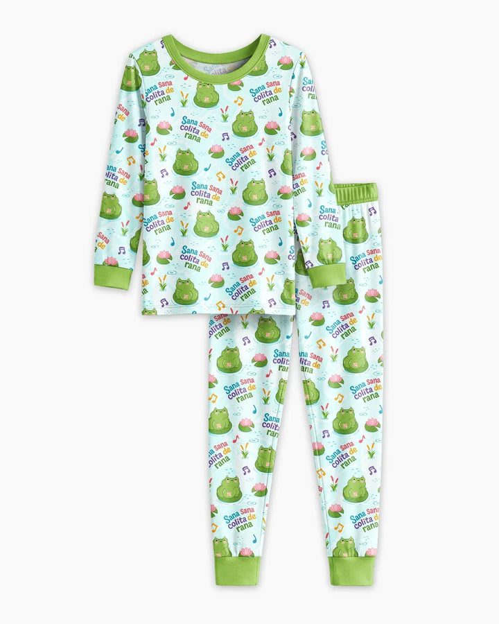 Sana Sana Colita De Rana Bamboo Two Piece Long Sleeve Pajama Set