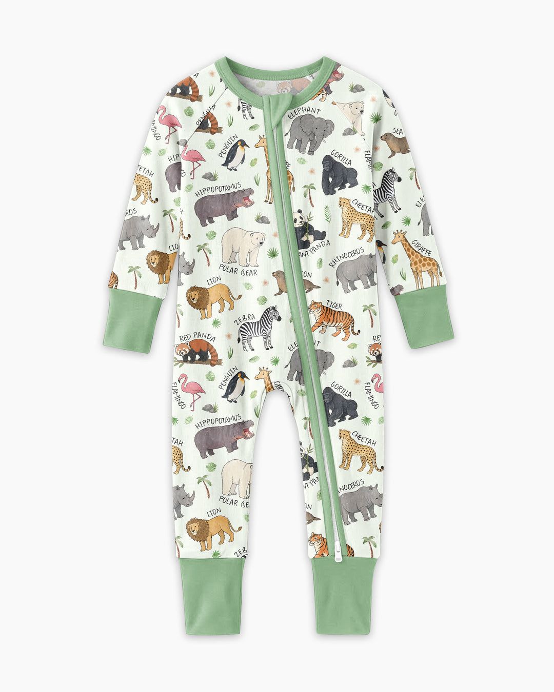 Safari Animals Bamboo Convertible Zippy