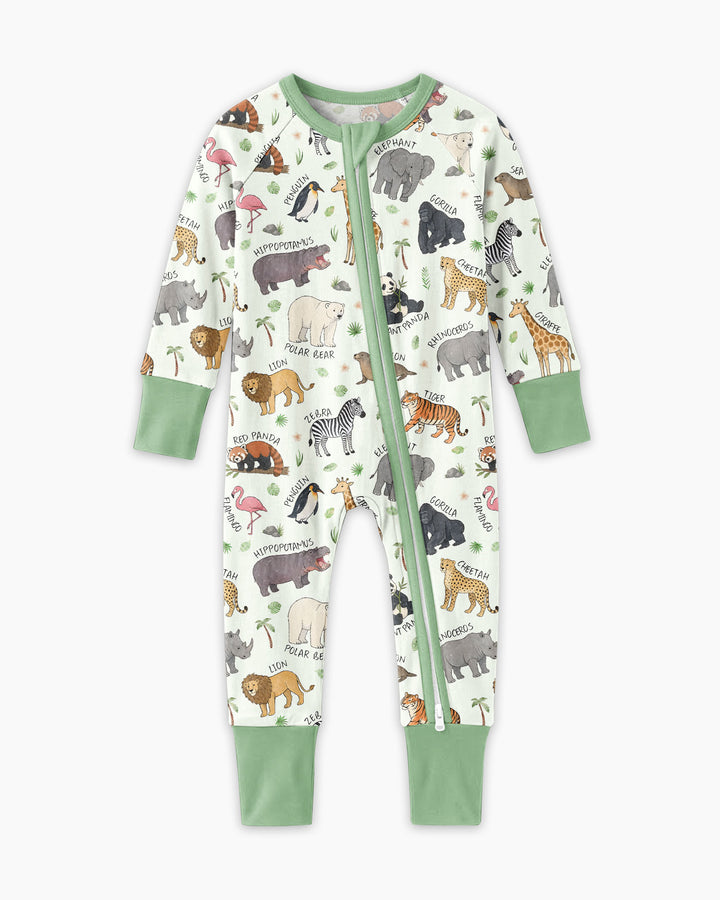 Safari Animals Bamboo Convertible Zippy