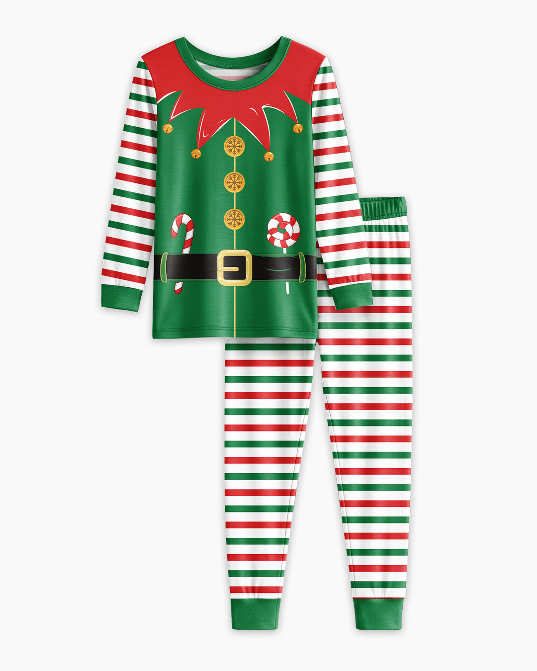 Cutest Little Elf Bamboo Two Piece Long Sleeve Pajama Set