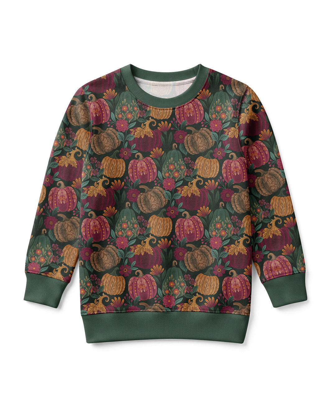 Velvet Pumpkins Bamboo Crewneck Sweatshirt