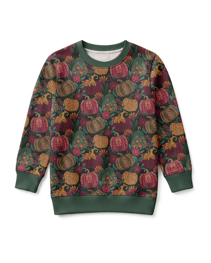 Velvet Pumpkins Bamboo Crewneck Sweatshirt