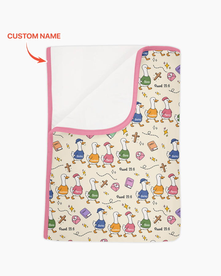 Psalm 23:6 Matching Family Bamboo Blanket