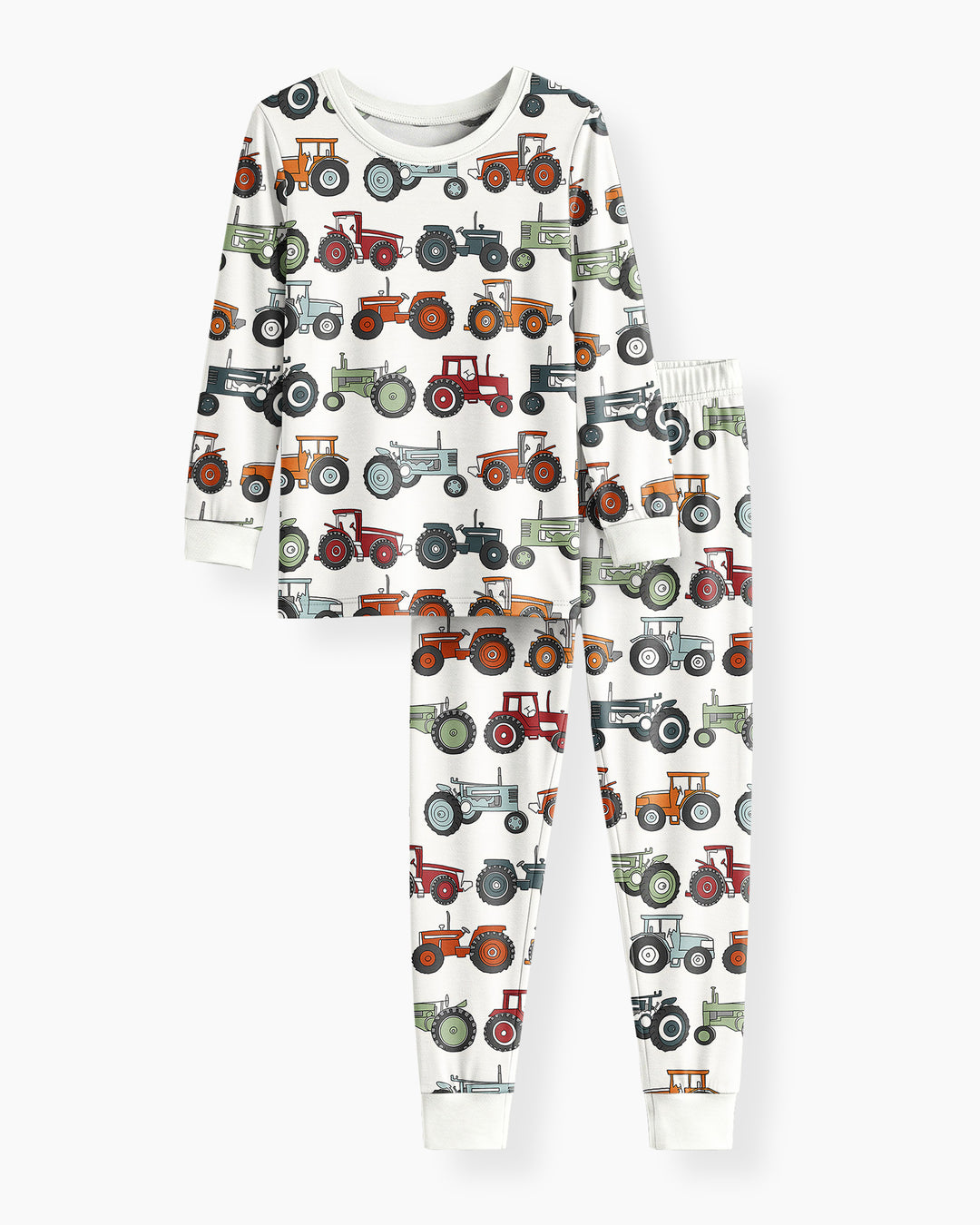 Tiny Tractors Bamboo Two Piece Pajama Set