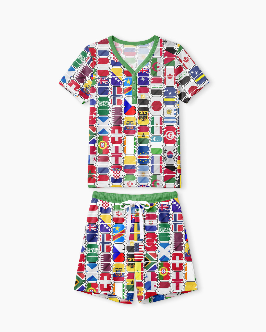 We Are 26 Family Matching Bamboo Women Short Sleeve Short Pajama Set