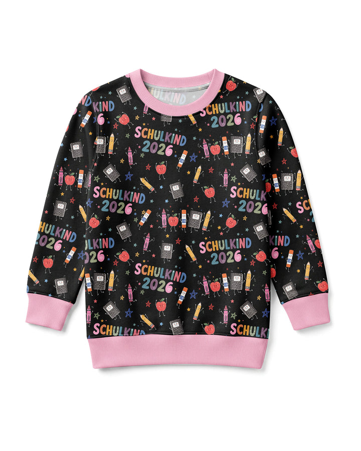 Sudadera de cuello redondo de bambú con el alfabeto hebreo