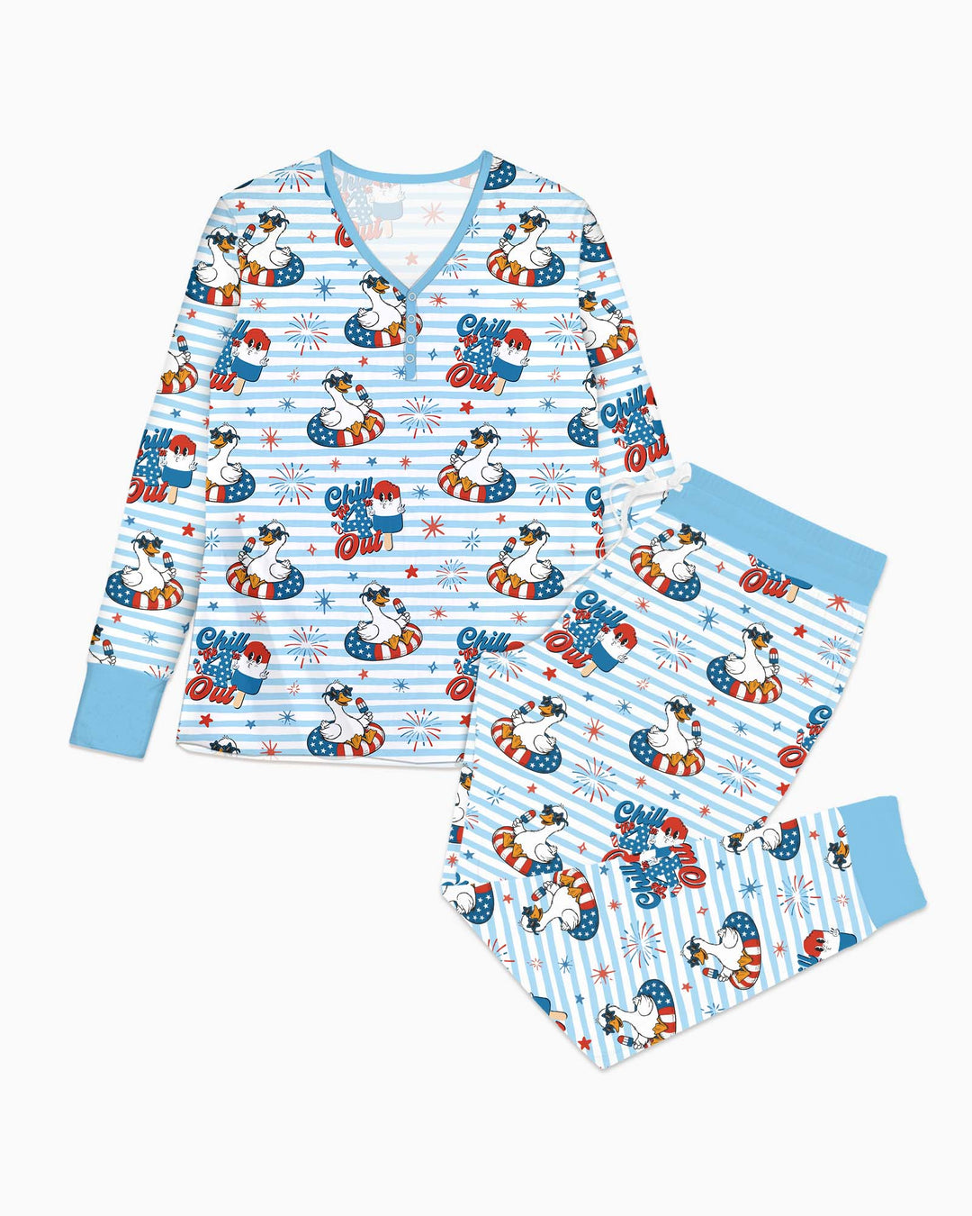 Vorlage Bambus Damen Pyjama Set