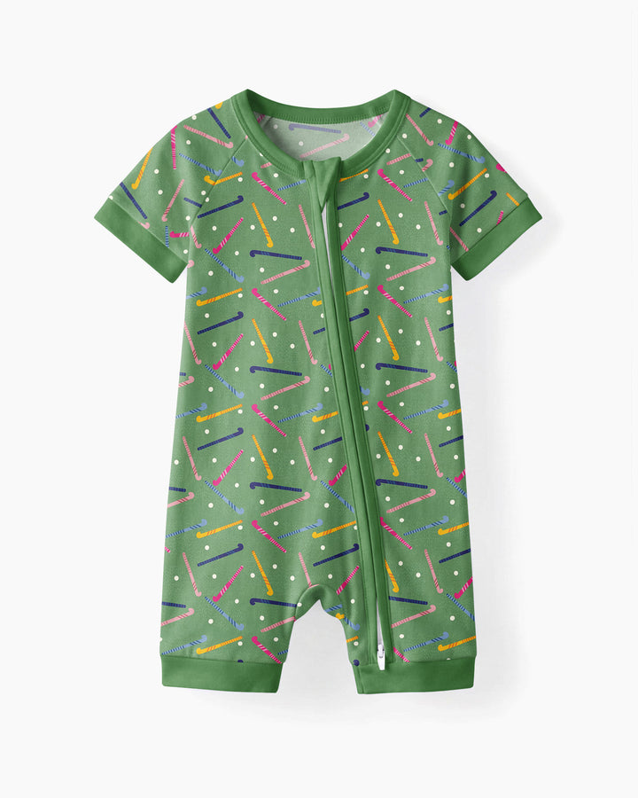 Field Hockey Fun Bamboo Shorty Zippy