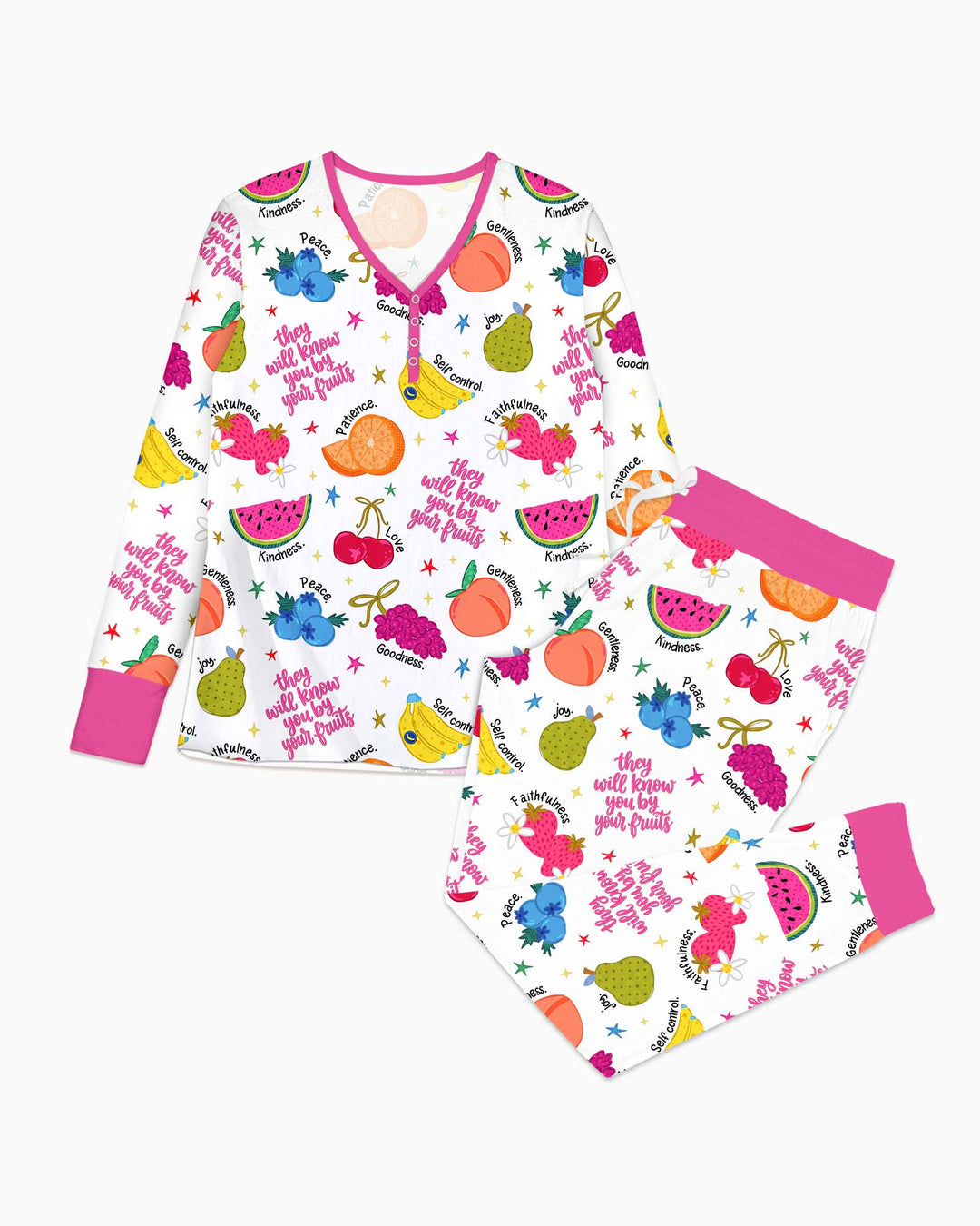 Vorlage Bambus Damen Pyjama Set