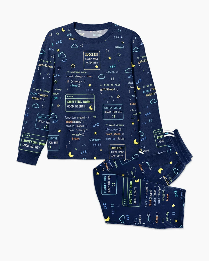 It Techy Job Matching Dad and Son Bamboo Men's Pajama Set