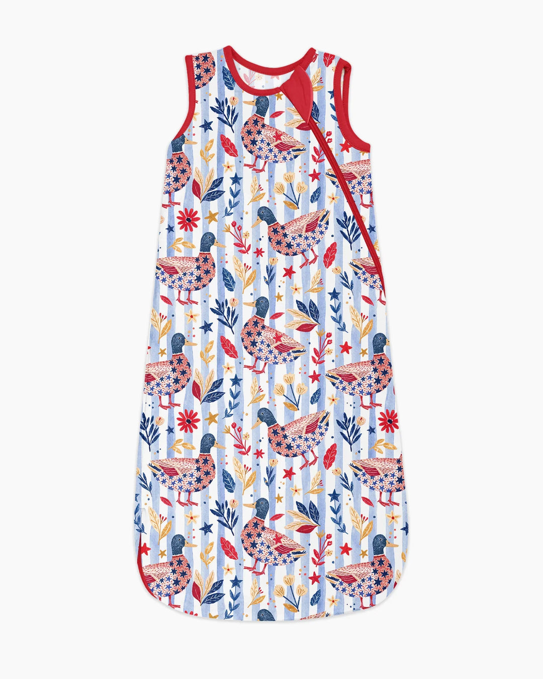Patriotic Mallard Duck Bamboo Sleep Bag