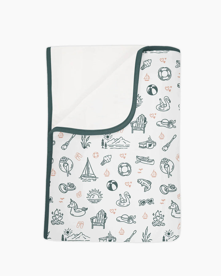 Lake Vibe Bamboo Blanket