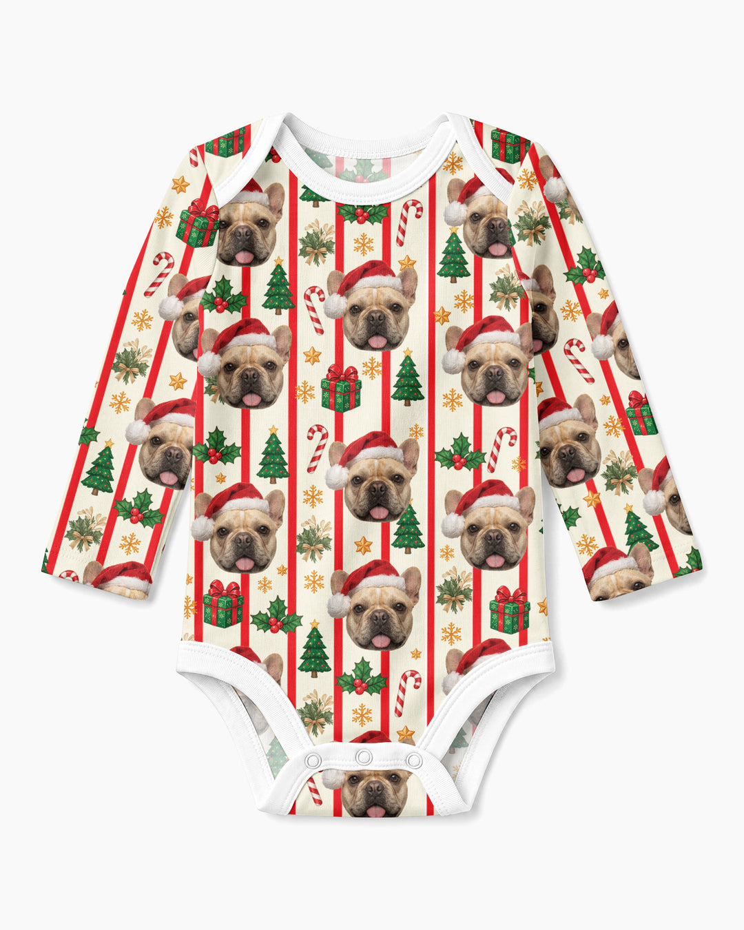 Santa Paws Cuddles Bamboo Bodysuit