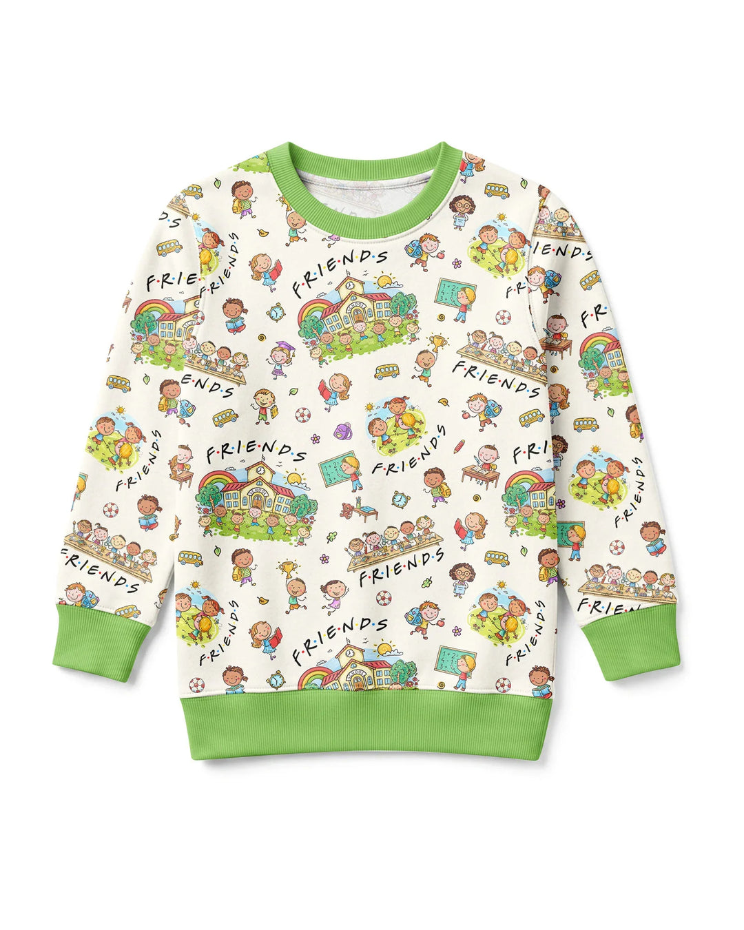 School Friends Forever Bamboo Crewneck Sweatshirt