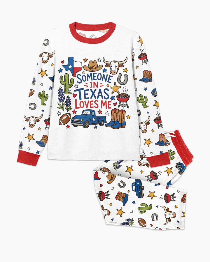 Someone in Texas Loves Me Bamboo Men's Pajama Set