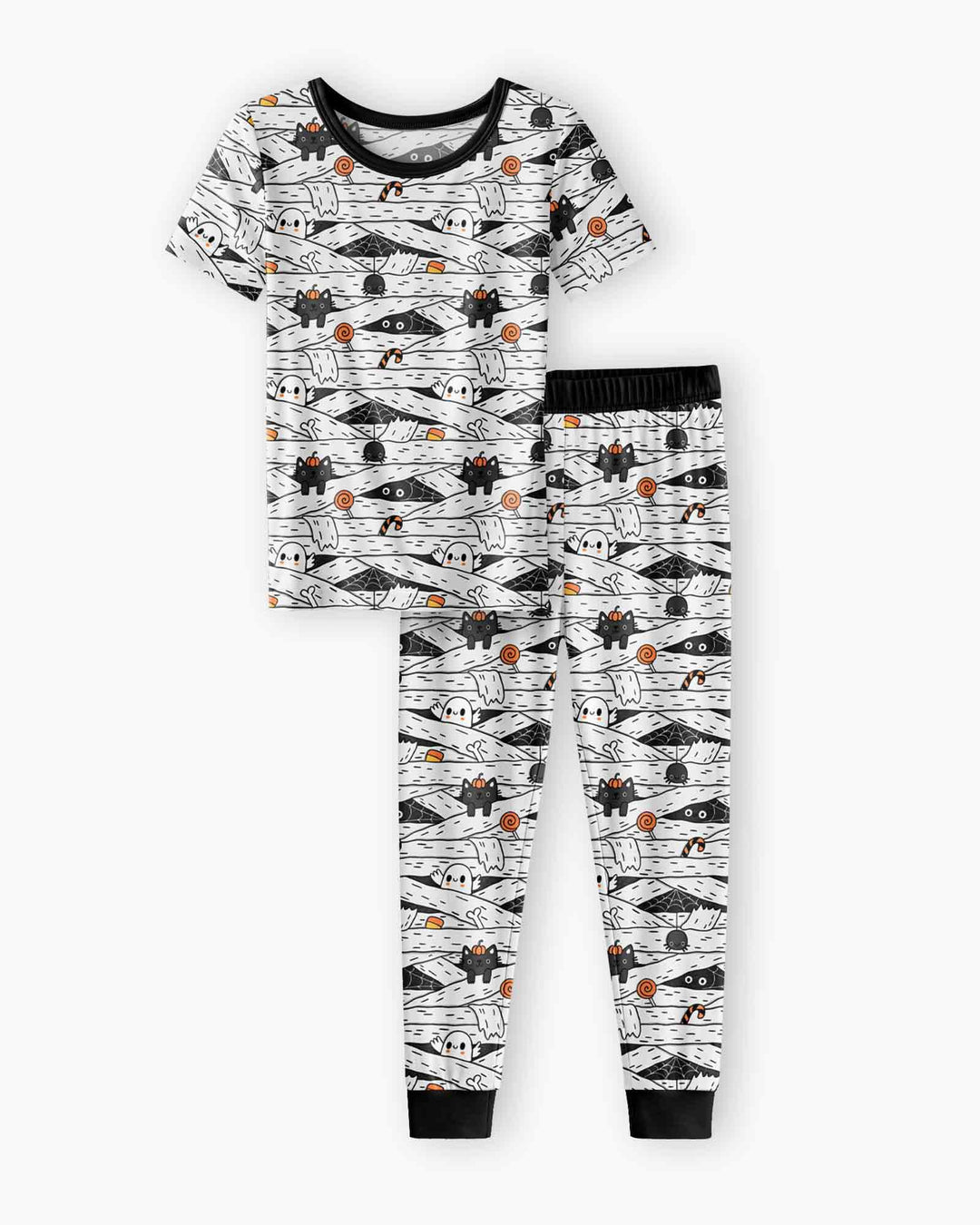 Little Mummy Crew Bamboo Two Piece Short Sleeve Pajama Set