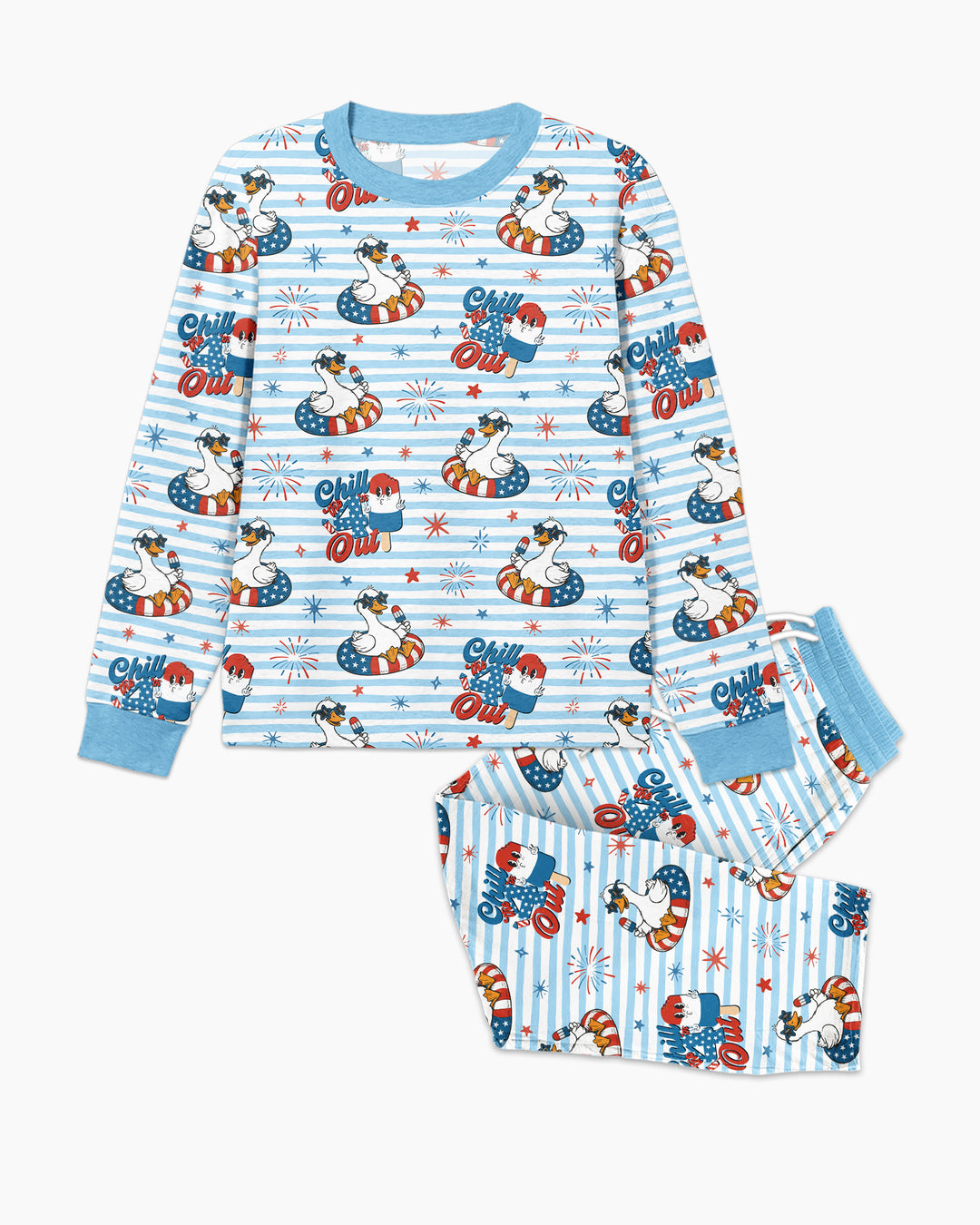 Chill the Fourth Out Bamboo Men's Pajama Set