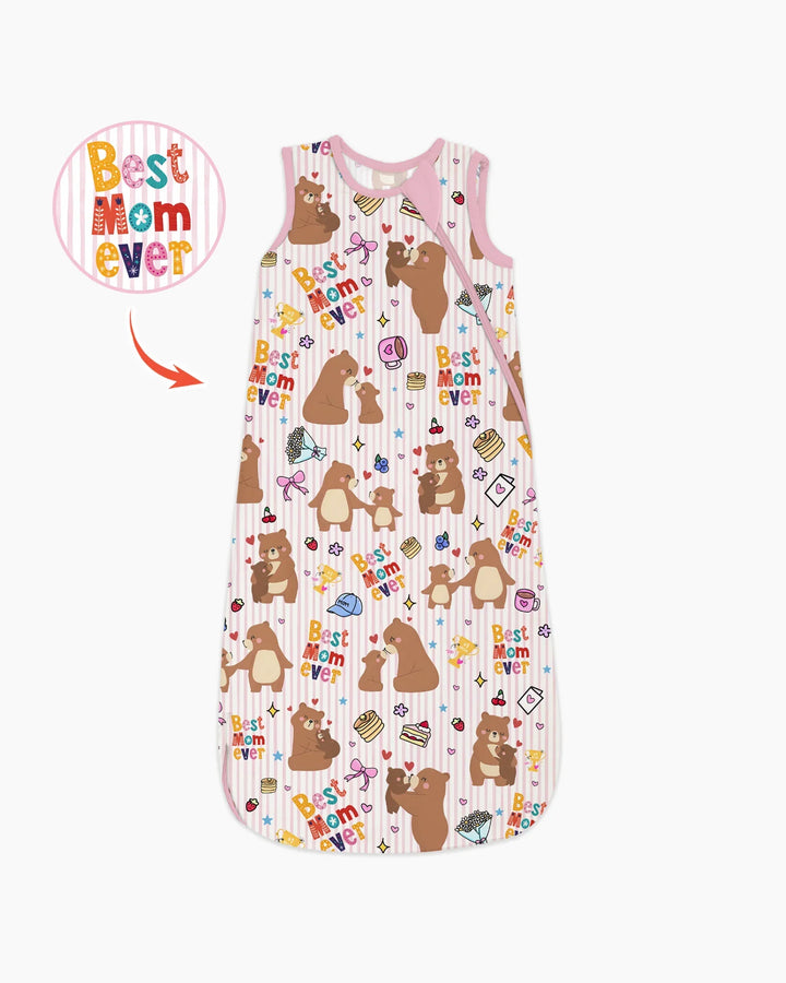 Best Mama Bear Ever Family Matching Bamboo Sleep Bag