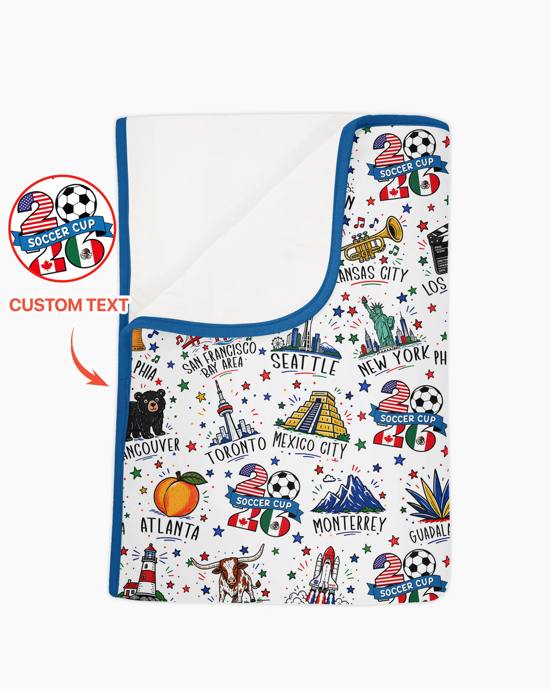 Plantilla Manta de Bambú Personalizada