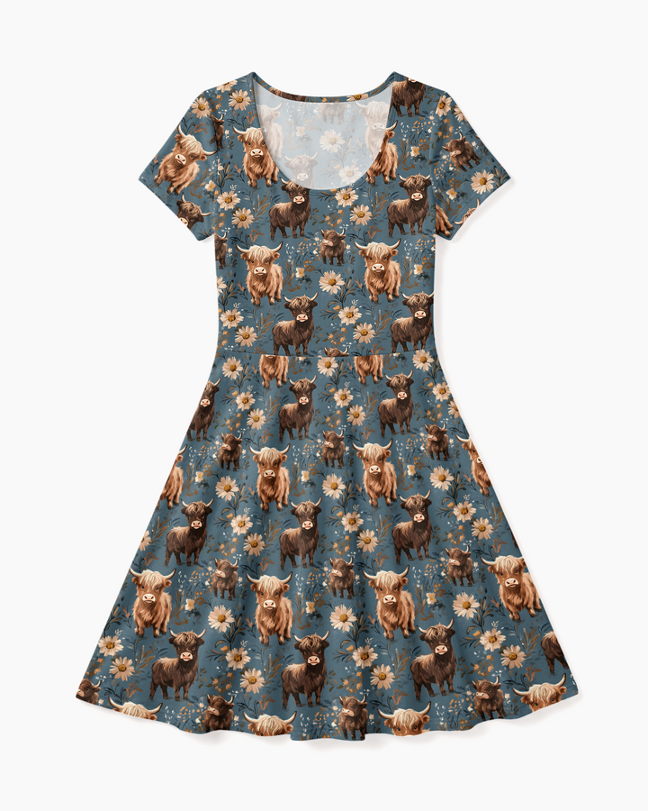 Vorlage Bambus Twirl Kleid