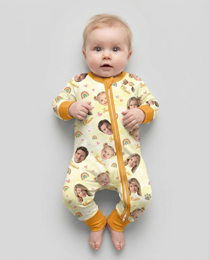 Personalized Family Matching Bamboo Convertible Zippy
