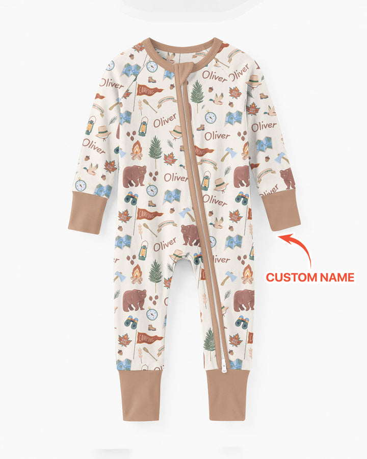 Gerippte Babykleidung mit individuellem Foto - Weich &amp; Skizzenhaft