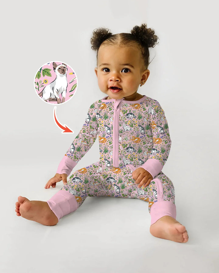 Gerippte Babykleidung mit individuellem Foto - Weich &amp; Skizzenhaft