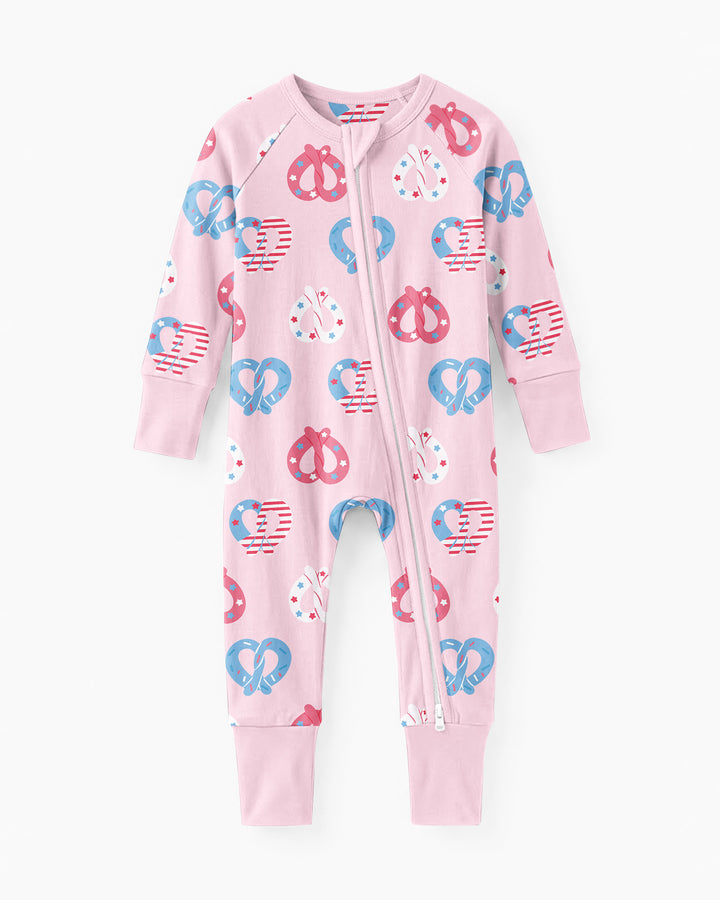 4th of July Pretzel  Bamboo Convertible Zippy