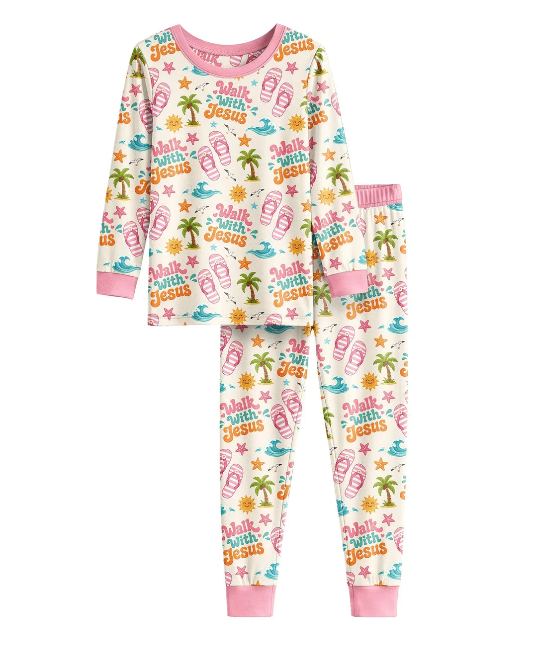 Conjunto de pijama de dos piezas de manga larga de bambú con estampados islámicos