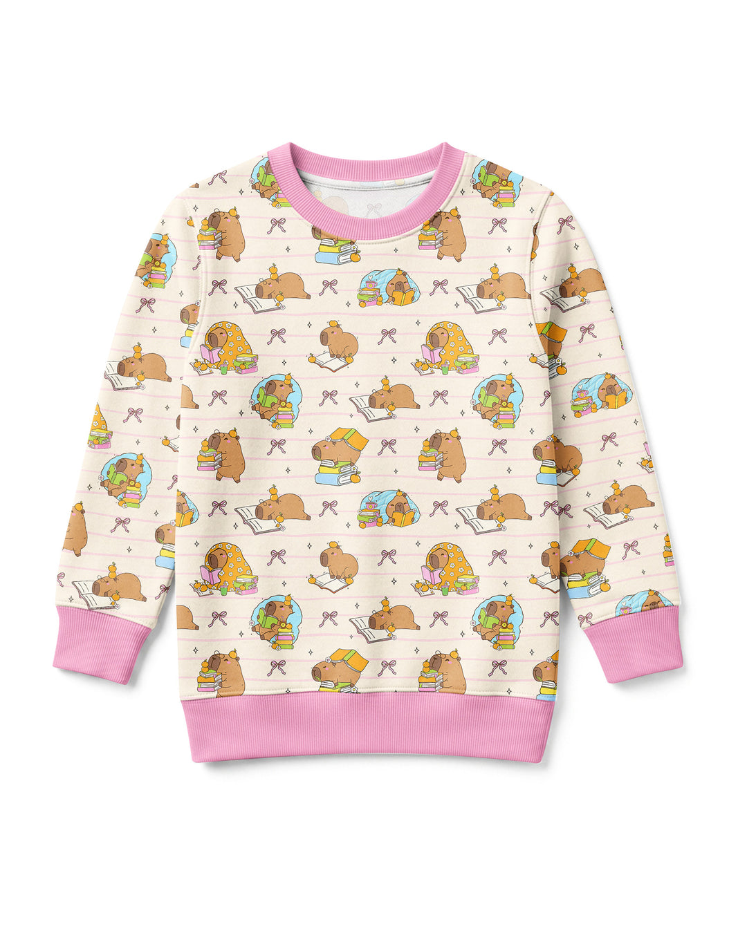 Sweatshirt mit Rundhalsausschnitt aus Bambusfaser