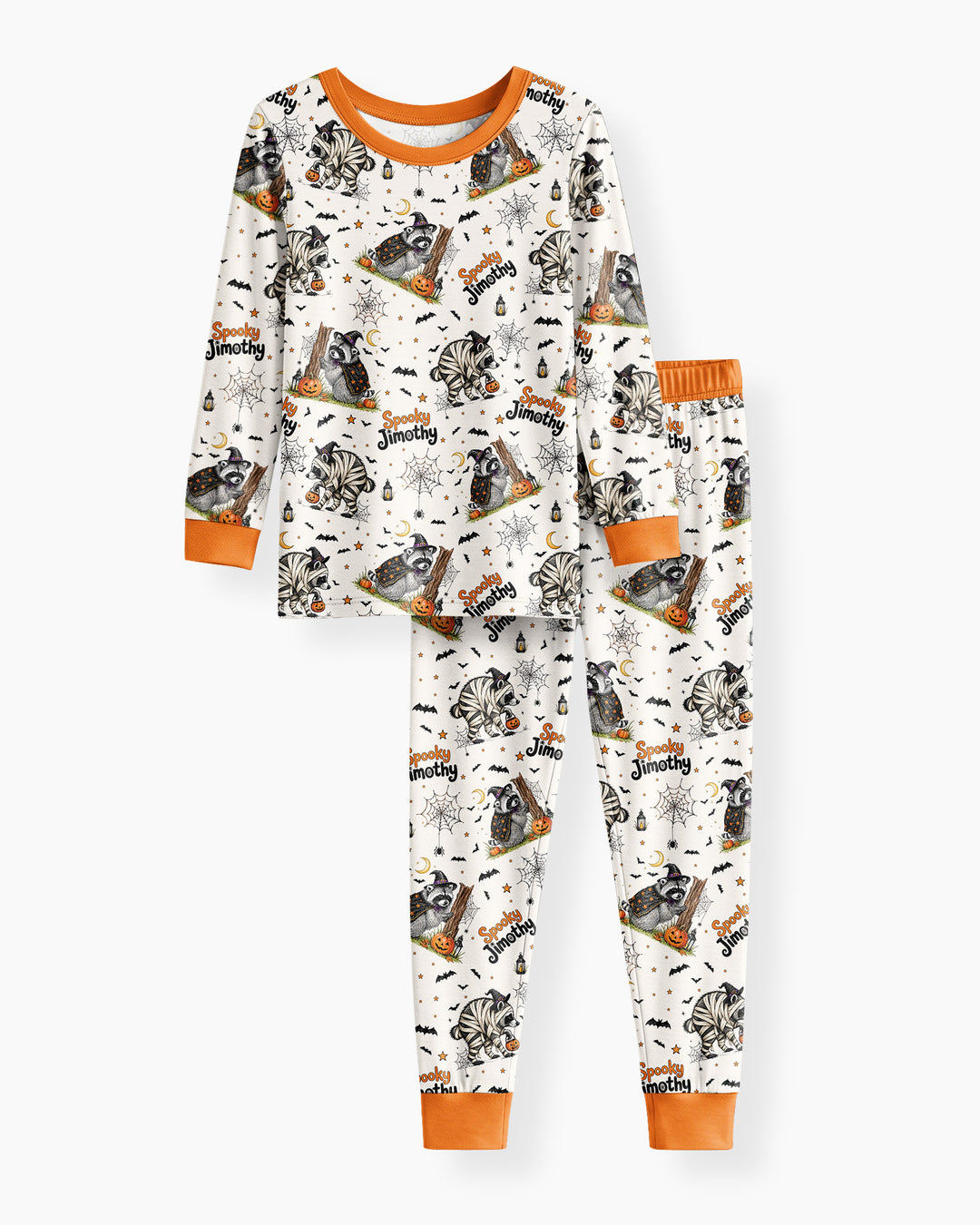 Spooky Jimothy Bamboo Two Piece Long Sleeve Pajama Set