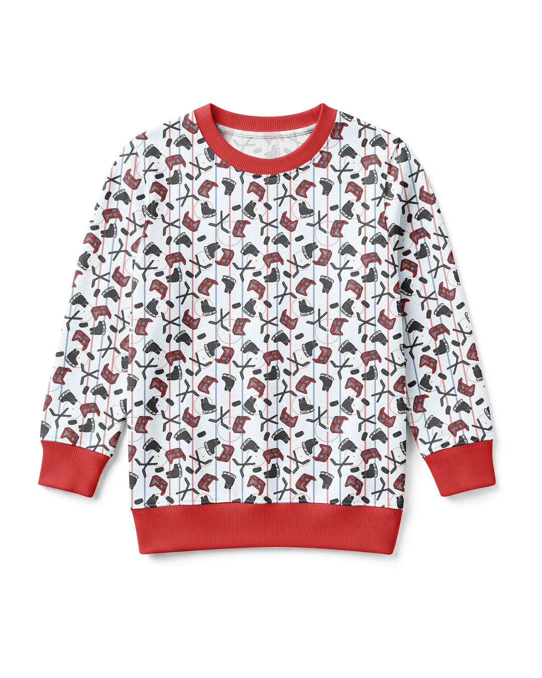 Hockey Rink Bamboo Crewneck Sweatshirt
